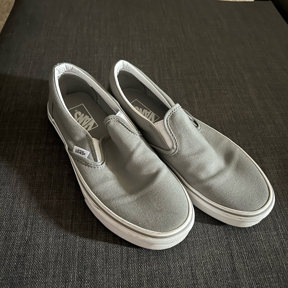 Grey Slip-on Vans